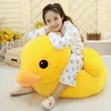 Kawaii Big Yellow Duck Mini Plush Dolls Toy Söt mjuk tecknad fyllda djurleksaker Födelsedagspresenter för barn Barn Baby Girl 240510