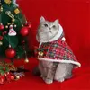 Vestuário para cães manto de natal gato transformado capa vestir roupas de cachorro aconcheed cães capas