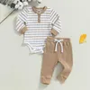 Set di abbigliamento per bambini e ragazze abbigliamento autunno e inverno nastro a maniche lunghe a maniche lunghe in cotone puro abiti da bambino in cotone puro