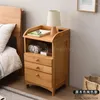 Oreiller simple table de chevet moderne chambre en bois massif en bois solide