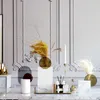 Wazony designer luksusowy marmurowy baza wazon akrylowa symulacja suszona kwiat sztuka domowa domowa dekoracja ozdobna okno