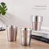 Mugs Cups Double Wall Stainless Steel Picnic Dinner Camping Travel Metal Cold Beer Water Cup Bar Party Coffee Tumbler Drinkware