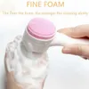 Cleaning Facial cleaning silicone facial brush manual facial cleaning brush soft hair cleaning brush double-sided massage brush d240510