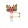 Cups jetables STS LETTRE FLUORESCENT Butterfly St Er pour sile ers Cup Accessories mignon Topper drôle Topper Man Femme Gift Soft 10 mm OTHES
