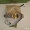 Bling Belt luxe designer riem echt lederen bedrukte reliëf van topkwaliteit bronzen zilveren slang gesp big riemen best sell cinture di lusso klassieke dubbele letters