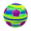 Party Decoration 20st Elastic Color Uppblåsbara leksaker Soccer Beach Ball för inomhus utomhus sport förälder barnspel barn vuxna