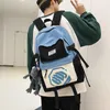 Backpack School Japanese Junior High Student Mulheres de grande capacidade Moda Bag Computador 2024