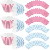 Bouteilles de rangement 24 PCS Emballage Paper Holiday Cupcake Wrappers Carters Liners Tray Muffin Cups Wedding