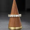 Wedding Rings Dames Punk Hip-Hop AAA+Cubic Zirconia Goud gekleurde kristalring Accessoires Hippie Sieraden Groothandel OHR051 Q240511