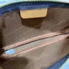 Fashion Women Handbag Casual Mini Underarm Bag Blue Female Chain Shoulder Pouch Hot Sale Ladies Leather Tote Bag 24CM WYG