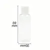 Empty 50ml Plastic Flip Cap Bottle Refillable Shampoo Shower Gel Cream Bottles Pink Green Blue White Brown Free Shipping Qbfsr