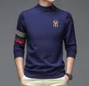 Designer Autumn Luxury Mens Sweater Vêtements Pullover Slim Fit Sweatshirt décontracté imprimé masculin laine laine laineuse