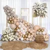 Arrivo per decorazioni per feste 119pcs arco di ghirlande palloncini in lattice nudo marrone set per il matrimonio di compleanno