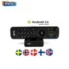 Den bästa smarta TVIP710 Dual WiFi 1G8G Android 11 TV -streaming Smart Set Top Box Support Portal Media Player