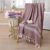 Towel Drop Cotton Bath Turkish With Tassel Soft Adult Unisex Household Beach Large Absorbent Picnic Mat