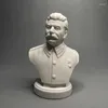 Decorative Figurines Stalin-Soviet Model Gypsum Figure Sculpture Great Office Study Wine Cabinet Art Decoration