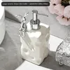 Dispensateur liquide Dispensateur en céramique Bouchon de douche de douche rechargeable Rempillable Hands Laundry Sub Botling Bathroom Products