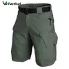 Männer Urban Military Tactical Shorts im Freien wasserdichte Verschleiß resistente Frachtshorts schnell trocken Multi -Taschen -Plus -Größe Wanderhosen 240513