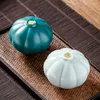 Garrafas de armazenamento Mini mini porcelana jar jarra de viagem portátil Tanque de chá da lanterna de lanterna selada Candy Coffee Ceramic Craft Home Decor