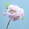 Decorative Flowers Artificial Fake Flower Plants Silk Hydrangea Arrangements Wedding Bouquets Decoration Plastic Home Kitchen Garden Party