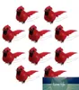 10 PCS Cardinals de Noël Artificial Red Bird Christmas Tree Pendants Decorations réalistes pour les fêtes FAIT