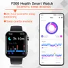 F300 Smartwatch Bluetooth Call SOS SOS Fall Krok Liczenie Sen Sen Ćwiczenie Wiadomość Pasmena Przypomnienie