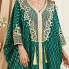 Abbigliamento etnico Ramadan Muslim Fashion Scarf Dress Eid Al Fitr Abaya Dubai Trkiye ISLAMIC INDIA ABBIGLIAMENTO PAKISTAN ABAYA AFRICA KAFTAN ROBEL2405