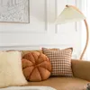 Cuscino moderno semplice uccello arancione che controlla faux pecora divani in stile fiore ornamenti decorativi per la vita regali di vita