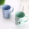 Mokken schattig kitten miauwbeker met oren draag koffiemug melksap drinkware warmtebestendige thee high borosilicaat glas