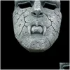 Party Masks Stone Ghost Fl Face Resin Mask Juvenile Comics Amazing Adventures Gargoyle Theme Halloween Masquerade Acles Y20326e Drop Dhi23