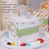 Design enveloppant des cadeaux 20pcs / lot girafe / éléphant / singe / animaux tigres baby shower faveurs de fête d'anniversaire décor de bonbons pour enfants