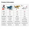WLTOYS XK A500 RC Airplane QF4U Fighter Fourchannel Machine A250 A200 A200 Remote Control Planes 6G Mode Toys voor volwassenen 240511