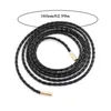 Belts 2Pcs Woven Leather Long Waist Rope Thin Women Fashion Decorative Knotted Belt Skirt Waistband Coat Sweater Strap