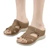 Slippers Chaussures féminines à offrir la mode d'été Cascades décontractées Open Toe Floor vide robe sandales Sandalias de Mujeres en Oferta