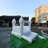 atacado 4.5x4.5m (15x15ft) Commercial Kids Commercial Kids Moon House Inflável Branco com Ball Pit Inflatable Bouncer Jumper Castle Bouncy
