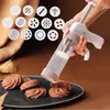 Moules de cuisson 20pcs / ensemble Manuel de bricolage Moule de biscuits Kit de presse du pistolet de pistole