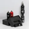 Mini Rocket Tattoo Machine Set Japan Motor Wireless Power Alimentation RCA Interface Rotary Pen Kit 240510