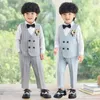 Anzüge Japan Jungen formelle Weste Pant Bowtie Foto Kleid Neugeborenes Baby 1 Jahr Geburtstag Anzug Kinder Hochzeitsfeier Performance Kostüm