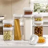 Storage Bottles Kitchen Pasta Spaghetti Sealed Container Moisture Proof Cereal Dispenser Transparent Plastic Box For