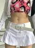 Altgoth Harajuku y2k Джинсовая юбка Женская темная готическая уличная одежда мини -юбка с черепкой Mall Goth Grunge Sexy Emo Clubwear 240513