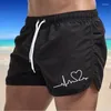 Short masculin léger séchage rapide à basse taille sexy plage tendance 2024 sports de planche de surf d'été