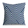 枕ブルーパターン装飾カバーカーソファの装飾装飾枕カバーの家の枕45 x 45cm