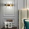 Wall Lamp Luxury Bedroom Stainless Steel Crystal Lights Bedside Living Room Hallway Corridor Stair Indoor Decor Lighting