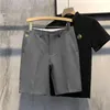 Summer Men's Shorts Handsome Burt's Hafted Shorts Shorts European and American Trendy Slim Casual Fashion Joker 5 Pants Rozmiar 28-36 jardów.