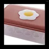 Storage Bottles Egg Carton Refrigerator Fresh-Keeping Box Kitchen With Lid Duck Anti-Drop Grid