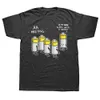 Herren-T-Shirts Ah!Das Element der Überraschung Wissenschaft lustiger lässiger loser Baumwoll -T -Shirt für Männer Erwachsene Dent Chemie Stil T -Shirt Geburtstagsgeschenk T240510