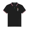 Brand de polos masculin Classic classique de golf masculin alphabet broderie Signe T-shirt à manches courtes coton high street rapide sèchement respirant Business Casual Wear Men's Top