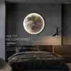 Lampe murale Décoration de la lune pour la chambre salon Home Modern Design Style Sofa Contexte de nuit