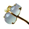 Кластерные кольца Оригинальный дизайн естественный семя алмазной тыква отверстие регулируемое кольцевое бутик ретро -шарм женский серебряный украшение