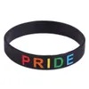 Pulseira de arco -íris de silicone 13 Design LGBT Party Favor Favory Pulseira Colorida Pride Pulseiras DHL DIGNIAÇÕES GRATUITAS S S S